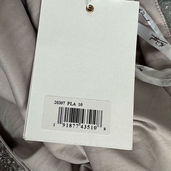 Mac Duggal 20307 Jewel Encrusted Long Sleeve A-Line Gown| Size 10 - Picture 13 of 15